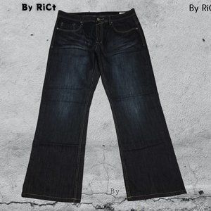 Buffalo David Bitton Ruffer Basic Relaxed Straight Men's Jeans Size 38x30 Blue